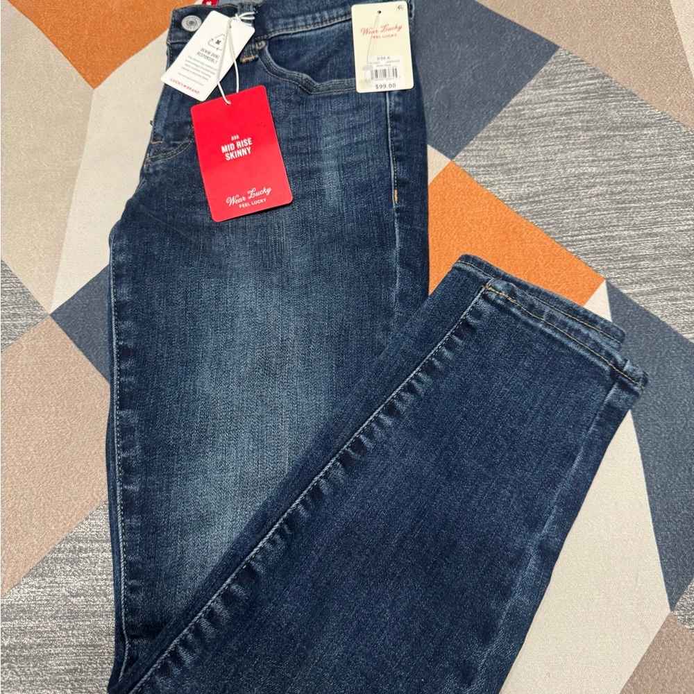 Lucky Brand Women's Skinny Jeans - Dark Blue